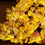 Citrine Money Tree Gemstone Ornament - Feng Shui for Prosperity
