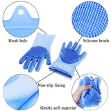 Magic Silicone Dishwashing Gloves - Delivered From USA - 1 Pair