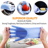 Magic Silicone Dishwashing Gloves - Delivered From USA - 1 Pair