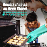 Magic Silicone Dishwashing Gloves - Delivered From USA - 1 Pair