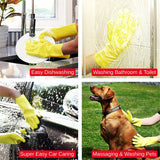 Magic Silicone Dishwashing Gloves - Delivered From USA - 1 Pair