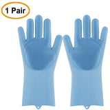 Magic Silicone Dishwashing Gloves - Delivered From USA - 1 Pair