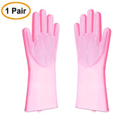 Magic Silicone Dishwashing Gloves - Delivered From USA - 1 Pair