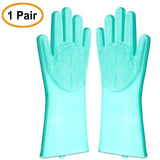 Magic Silicone Dishwashing Gloves - Delivered From USA - 1 Pair