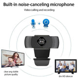 USB 2.0 Genuine Full HD Webcam With Mircophone - Delivered From USA